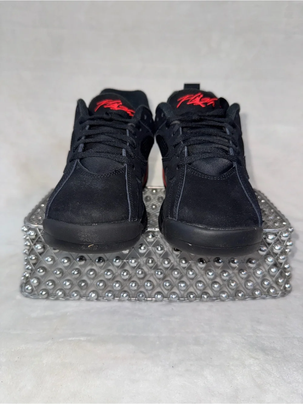 Jordan Kid Jumpman MVP 92 (GS) boy’s 5.5, 7 girls Black Sneakers with Red Flight